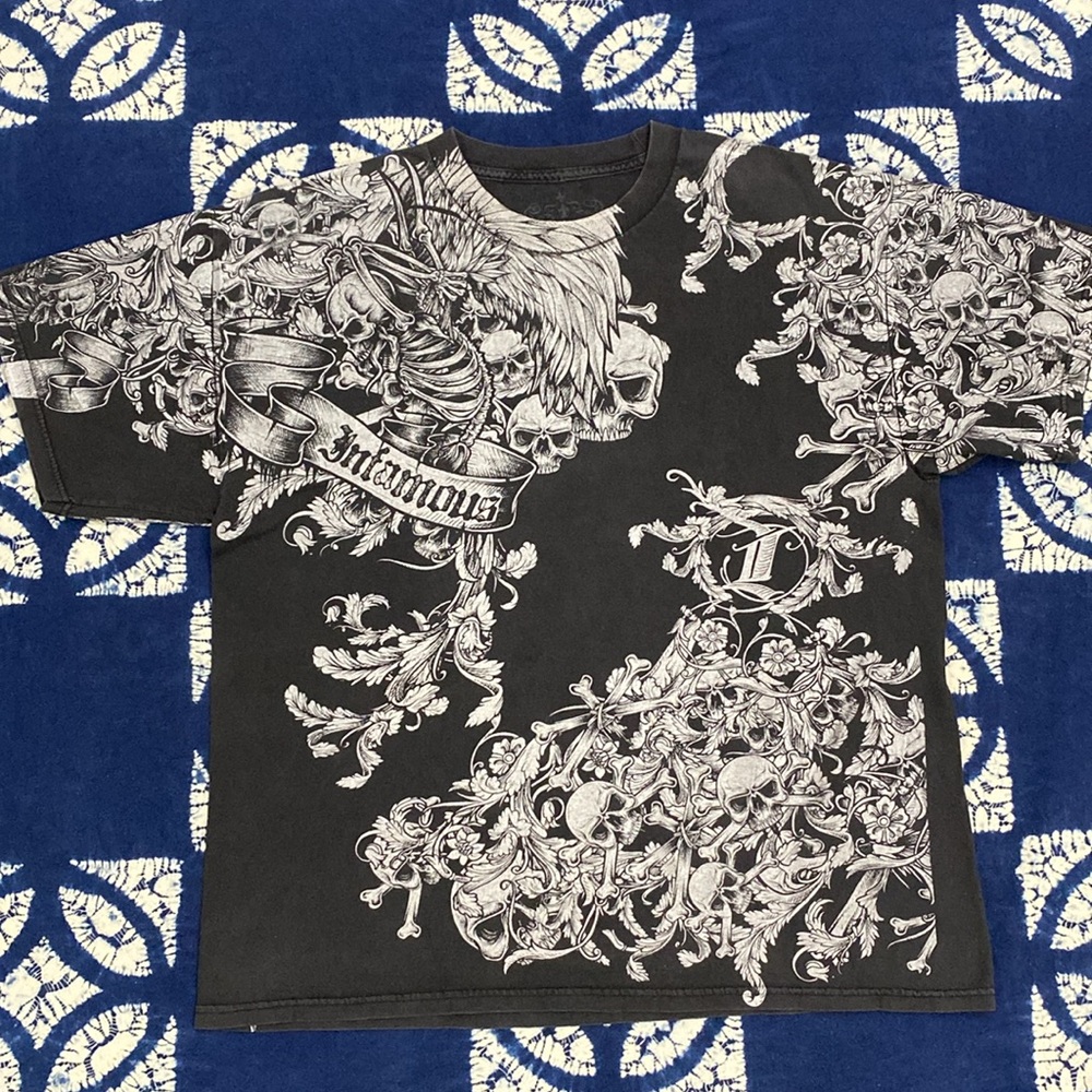 Infamous Y2K AOP tee - XL
